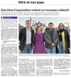 Lire la suite à propos de l’article Municipales à Vitré : ces élus d’opposition invitent les citoyens à rejoindre leur nouveau collectif