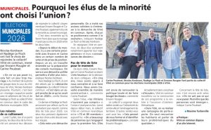 Lire la suite à propos de l’article Vitré : Les élus de la minorité ont choisi l’union ! – Le Journal de Vitré